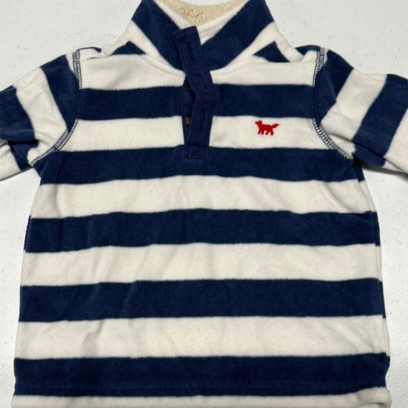 Boys Carter’s Fleece Polo Sweater size 12M - Picture 2 of 3